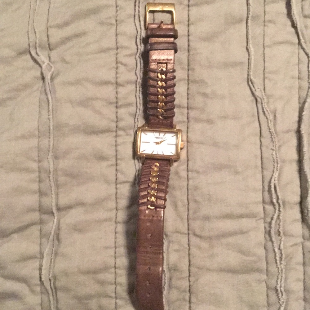 Kenneth Cole leather band watch